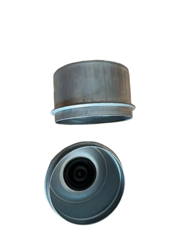 2.44" Relube Grease Dust Cap with Rubber Plugs For Trailer