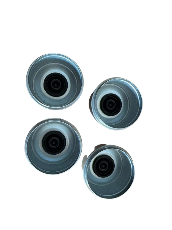 2.44" Relube Grease Dust Cap with Rubber Plugs For Trailer
