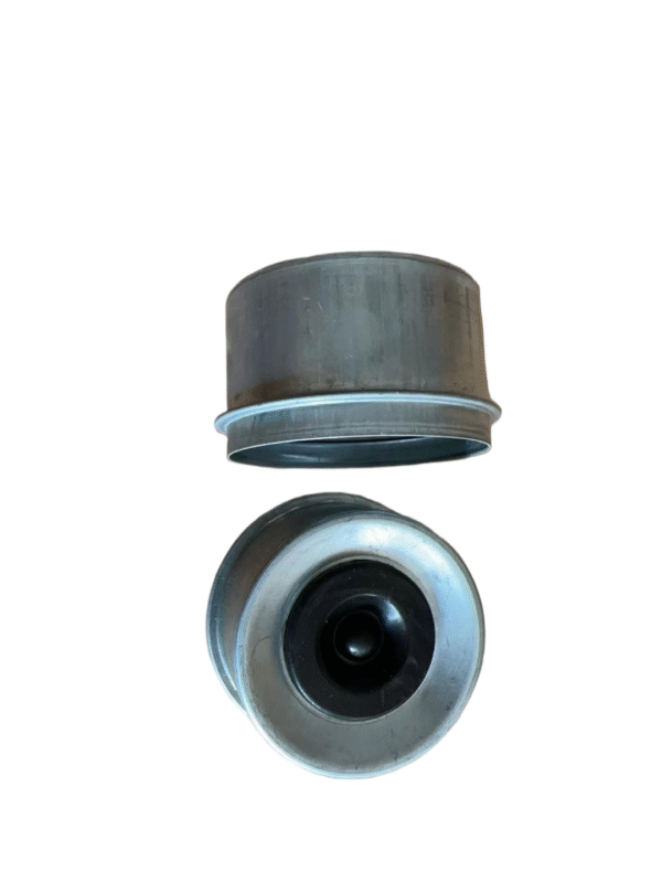 2.44" Relube Grease Dust Cap with Rubber Plugs For Trailer