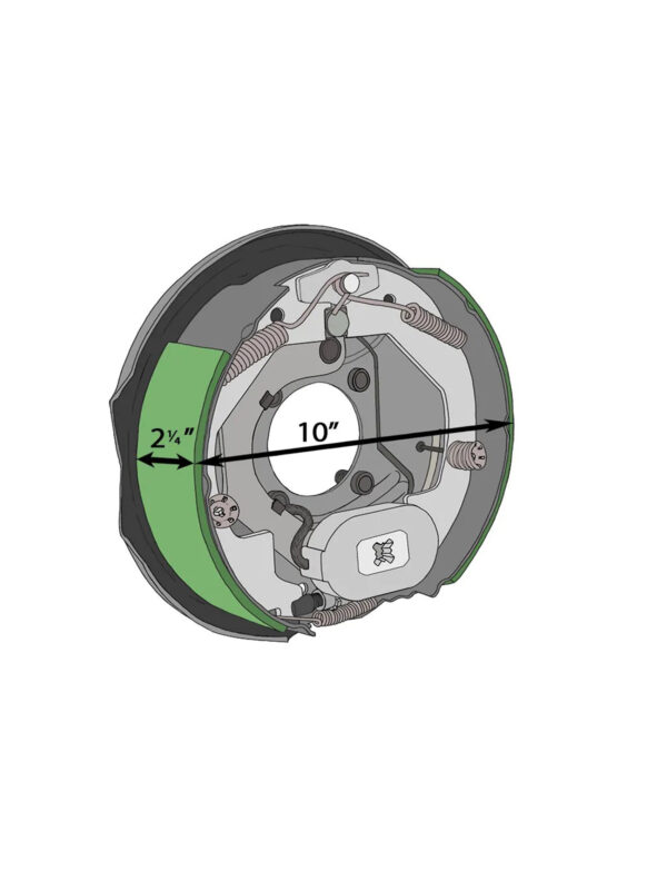10" x 2 1/4" Electric Brake Kit-3,500lbs