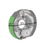 12 1/4″ ×2-1/2″ Electric Manual Adjust Brake-7200-8200lbs