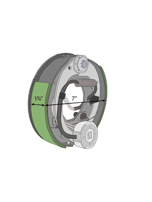 10″ ×2 1/4″ Electric Brake Kit with packing(Dexter type)-3,500lbs