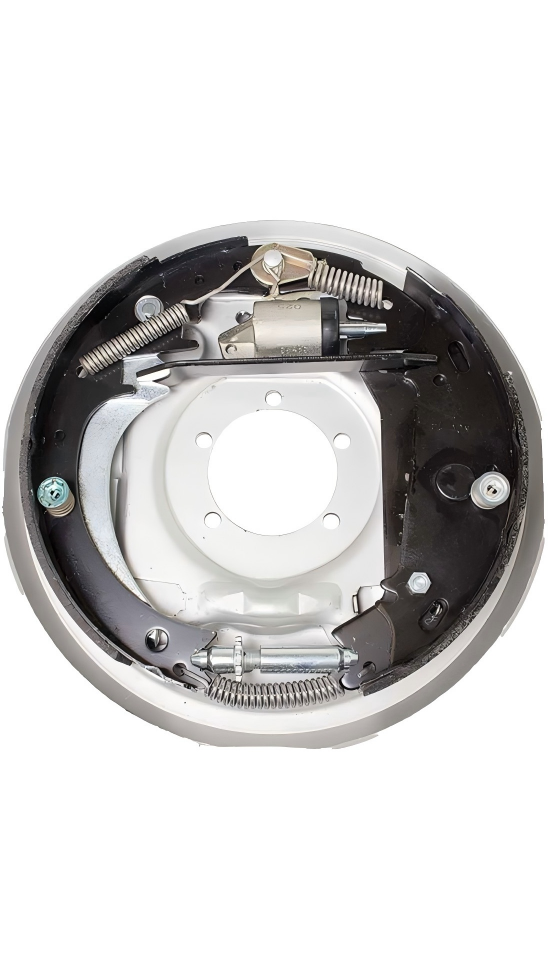 12" x 2" Hydraulic Free Backing With Park, Corrosion Resistant Brake-7000lbs