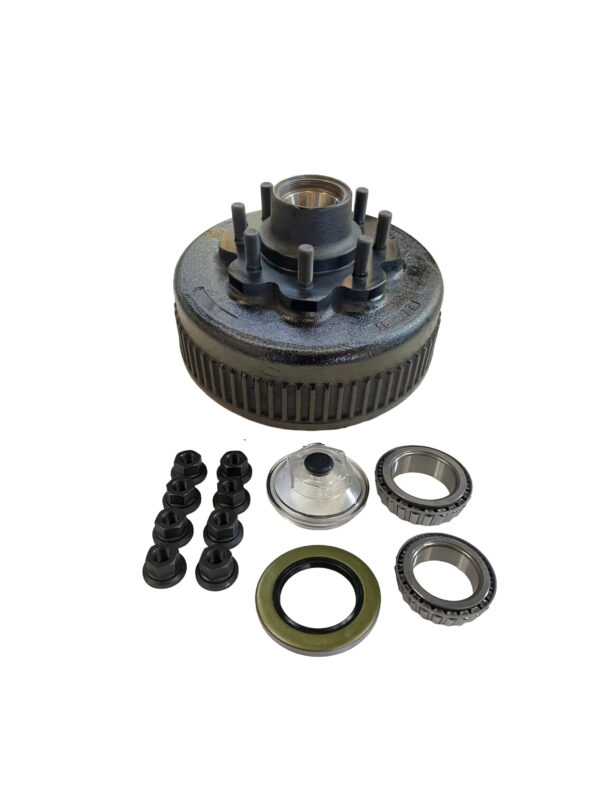 DK-86580-56 Ribbed Break Drum For 8000LBS, 8-6.50 PCD