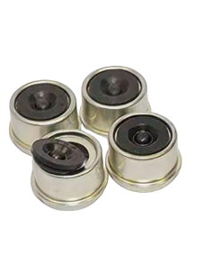 1.98" Relube Grease Dust Cap with Rubber Plugs For Trailer