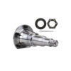6000lbs straight trailer axle spindle with flange