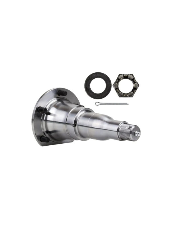 6000lbs straight trailer axle spindle with flange