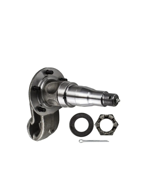 6000lbs 4" drop trailer axle spindle with flange