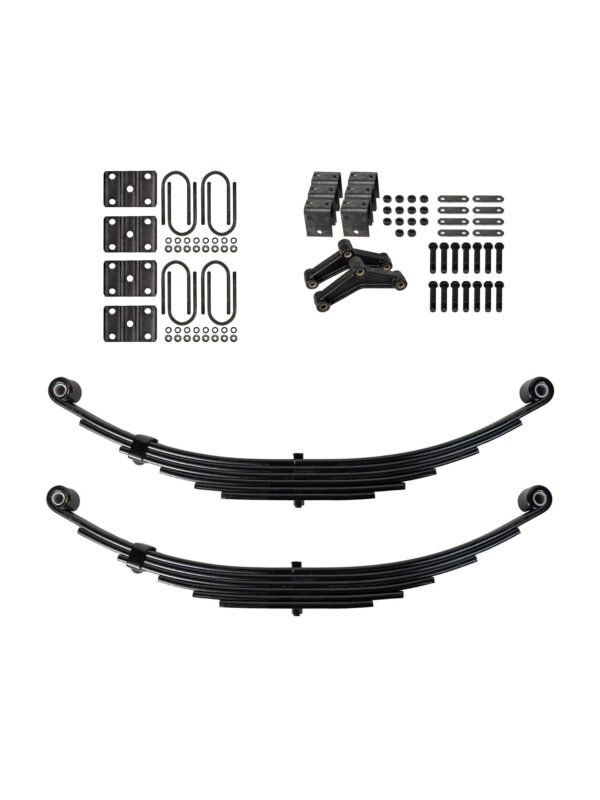6 Leaf 25 1/4" x 1 3/4" Trailer Double Eye Spring for 7000 lb Axles