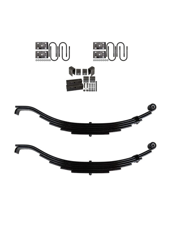 6 Leaf 29 1/2" x 2" Wide Trailer Heavy Duty Slipper Spring for 8000 lb Axles