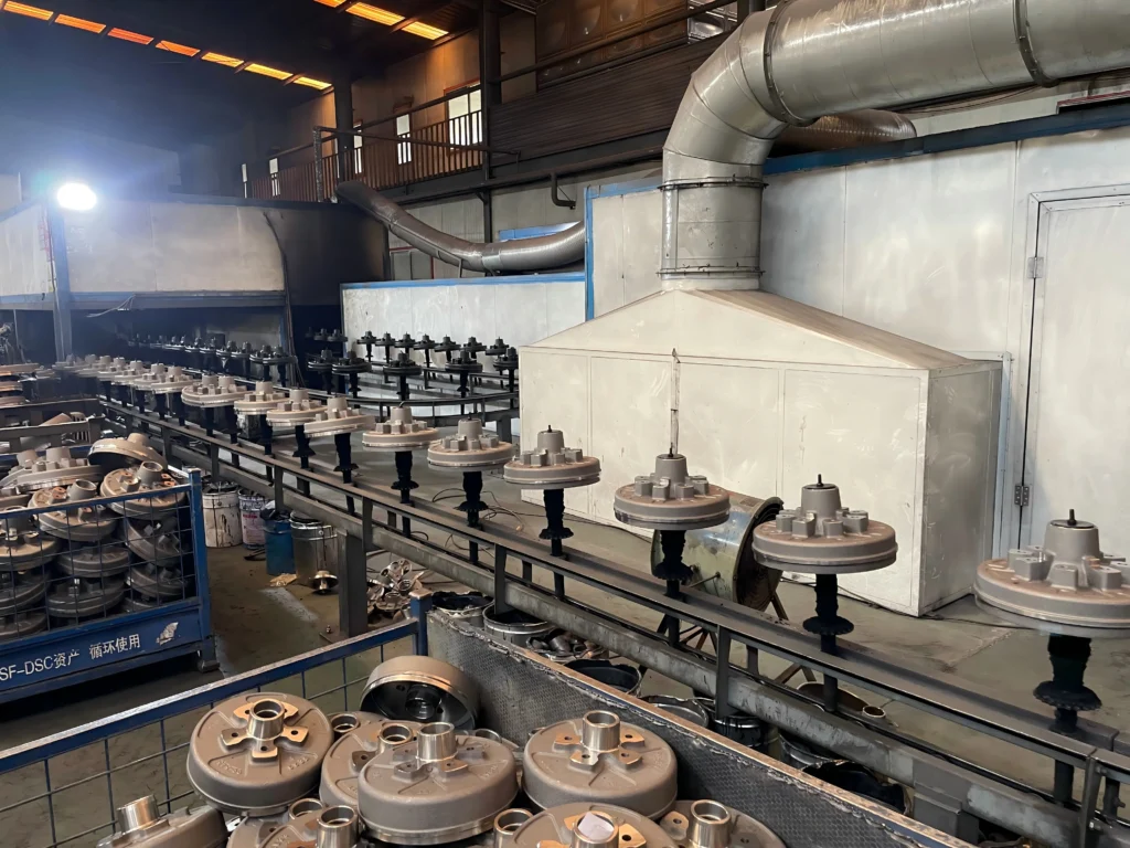 Trailer brake drum workshop