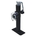 8000 lb Top Wind Round Round Tube Mount Drop Leg Square Jack